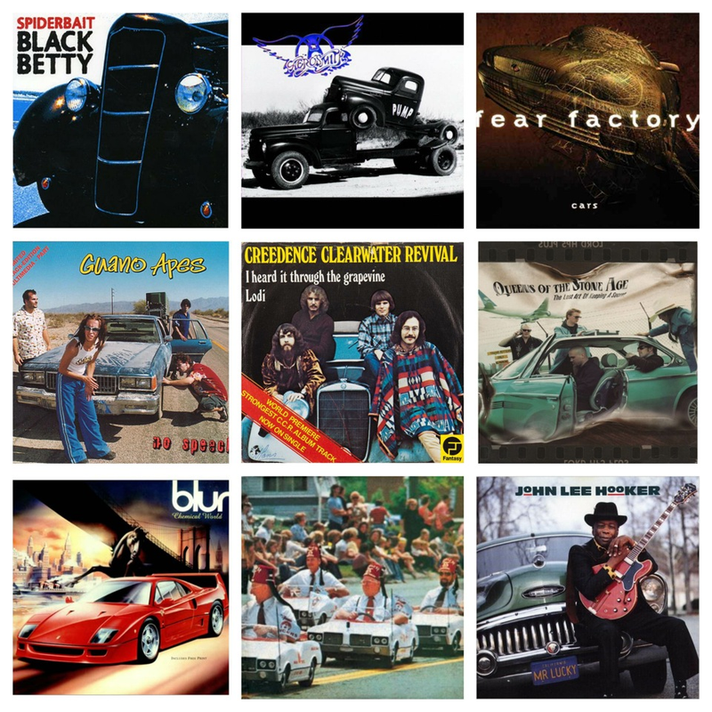 Illustration for article titled Cars on Album Covers